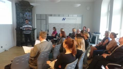 Rishabh addressing the DOTS foundation